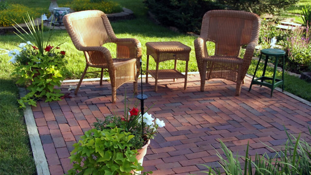 Backyard garden created on a limited budget